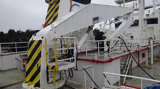 6 ton @ 16 m Hydralift Marine crane FOR SALE